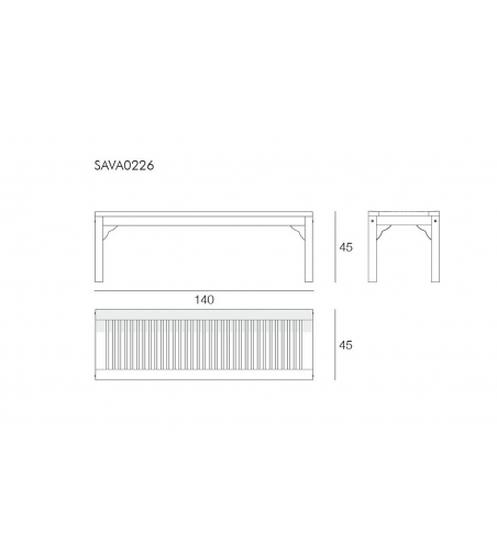 Banc Tennis Savana - Il Giardino Di Legno