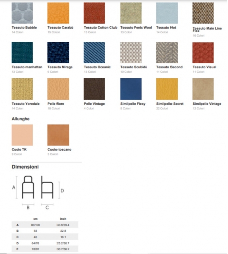 Taburete P47 SG TS-CU - Midj