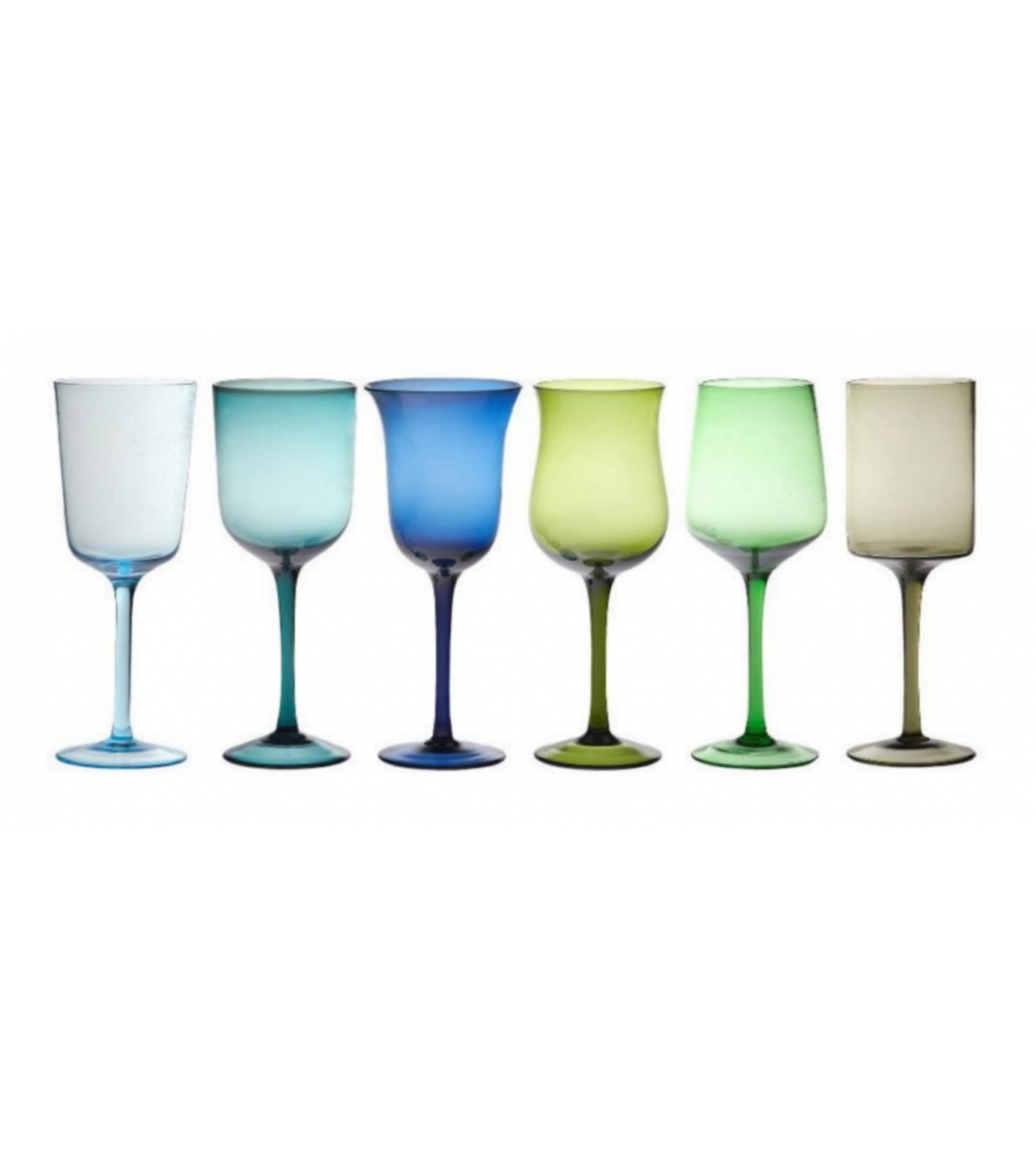 Ensemble 6 Verres Diseguale MCV01201 - Bitossi Home