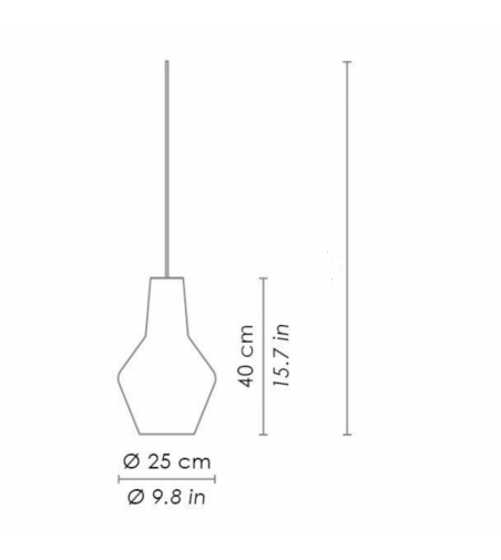 Lampada A Sospensione Romeo LRM0120 - Zafferano