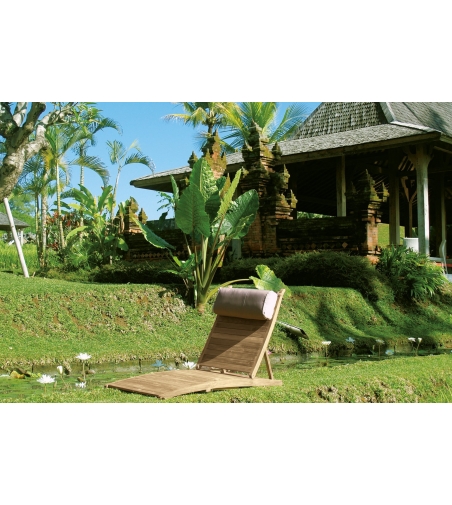 Chaise Longue Inclinable Elegance Savana - Il Giardino Di Legno