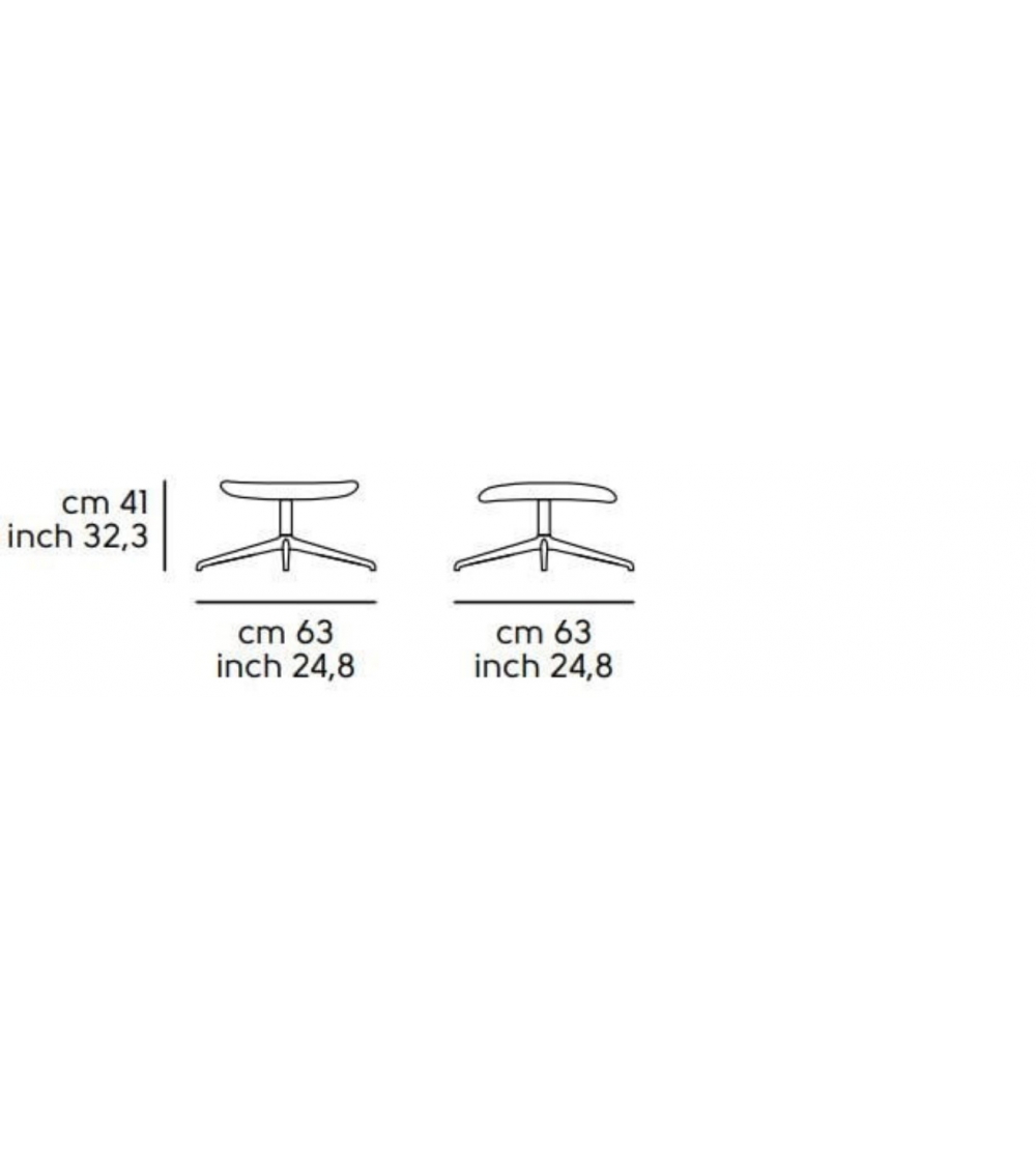 Repose-Pieds Pivotant  P47 B2 M TS -...