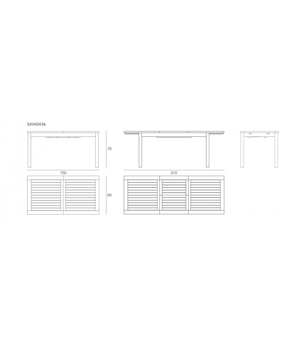 Table Rectangulaire Extensible...