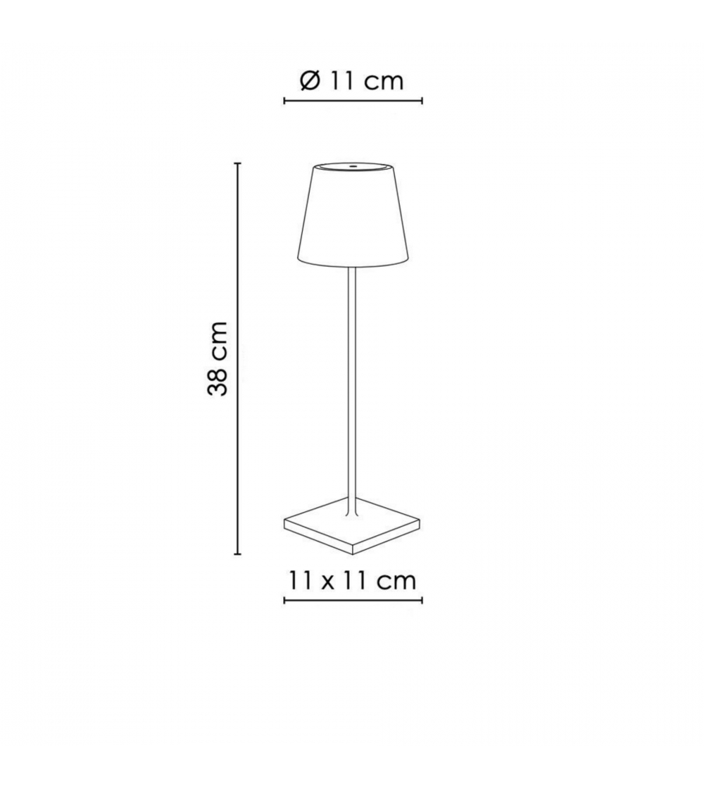 Mini abat-jour Impero E27 en tissu pour lampe de table ou applique