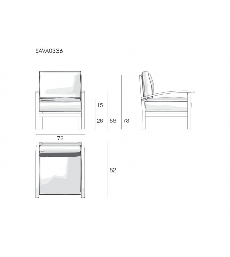 Savana Sillón - Il Giardino Di Legno