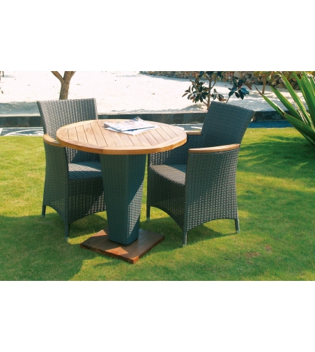 Sentosa Round Table - Il Giardino Di Legno