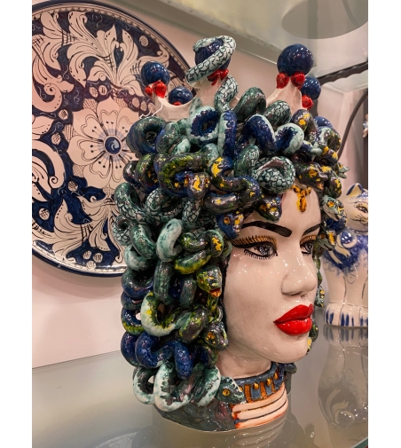 Tête Medusa Ceramiche Artistiche Siciliane - Vinciguerra Shop