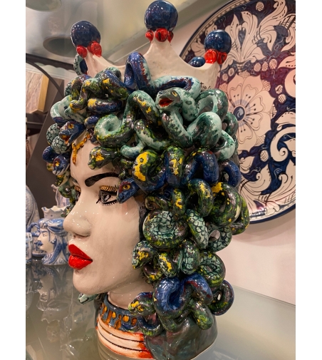 Cabeza Medusa Ceramiche Artistiche Siciliane - Vinciguerra Shop