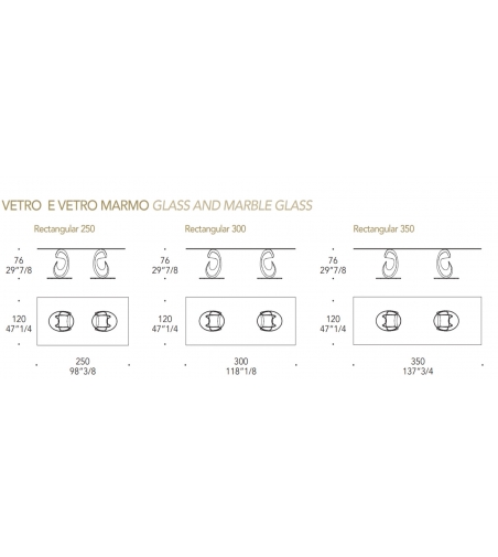 Reflex - Parentesis 72 Rectangular Table