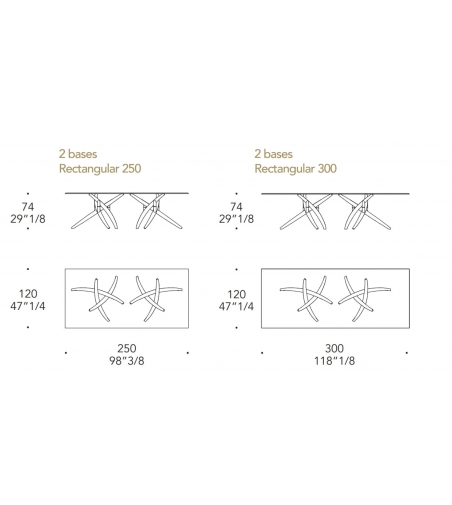 Reflex - Fili d'Erba 72 Table