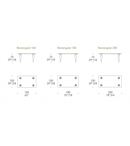 Reflex- Gran Canal 72 Table
