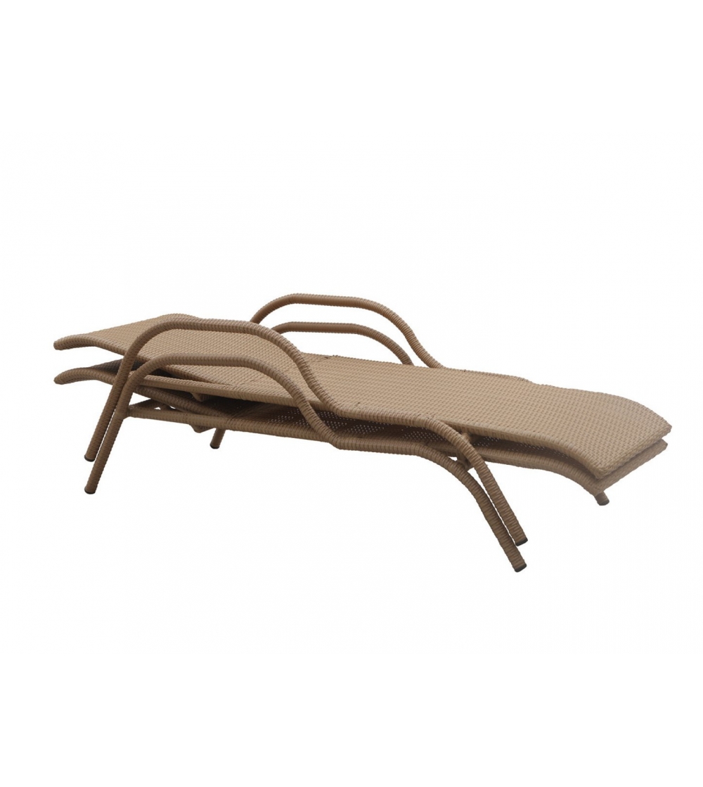 Waikiki Sunbed With Armrests - Il...