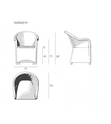 Fauteuil Wapiti - Il Giardino Di Legno
