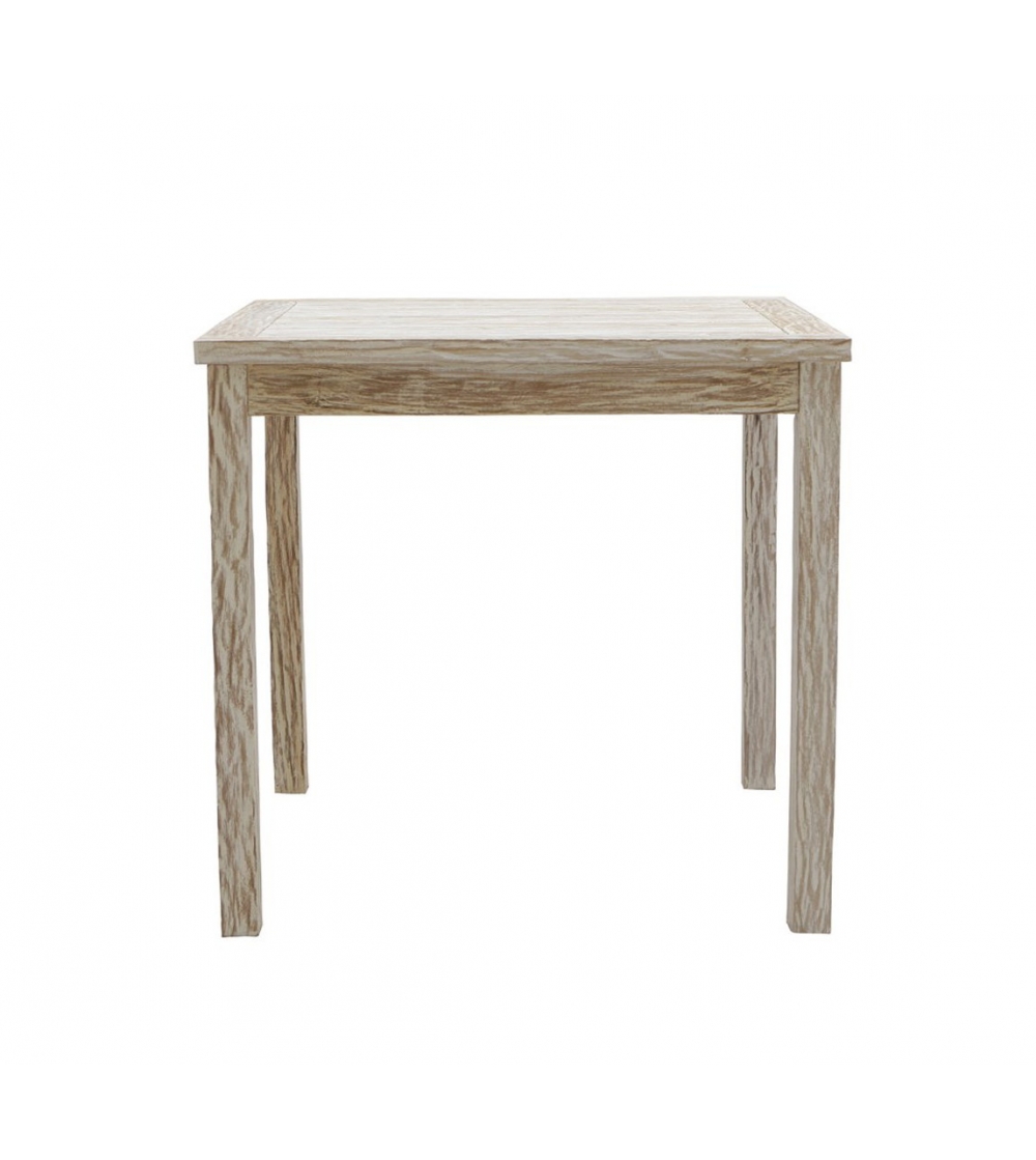 White Sand Quadratischer Tisch - Il Giardino Di Legno