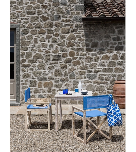 White Sand Square Table - Il Giardino Di Legno
