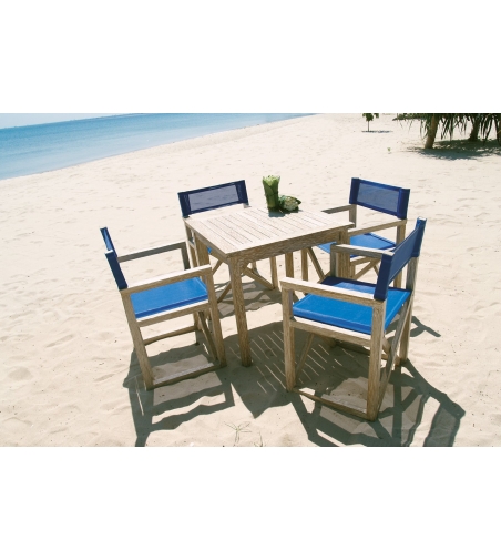 Tavolo Quadrato White Sand - Il Giardino Di Legno