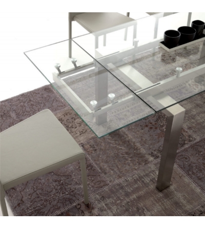Table Extensible en Verre Manhattan  La Seggiola 2