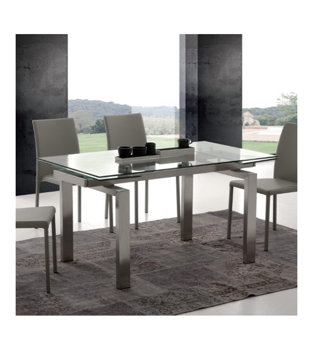 La Seggiola Manhattan Extendable Glass Table