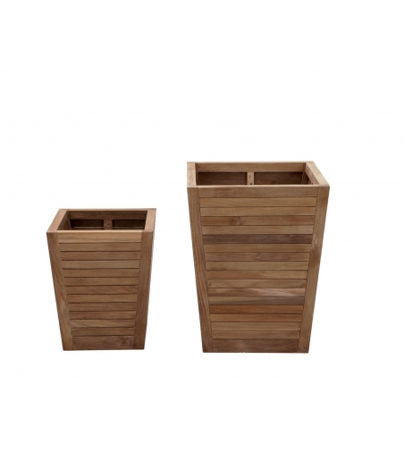 Ozone Set 2 Outdoor Containers - Il Giardino Di Legno