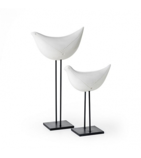 Aldo Londi Bitossi Ceramiche Pair of White Birds