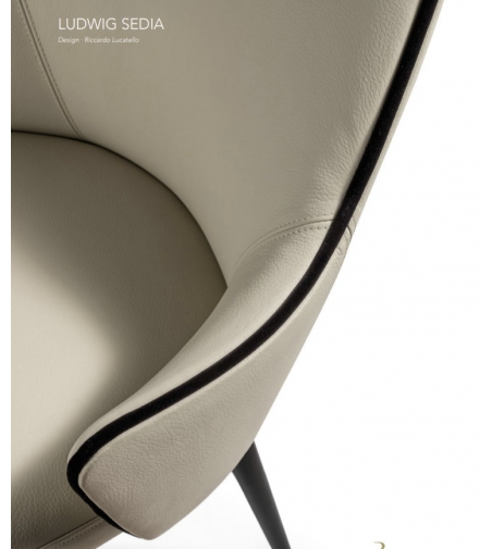 Chaise Ludwig avec Accoudoirs - Reflex