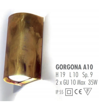 Lampe Murale Extérieure Gorgona A10 - Febo Irilux 2