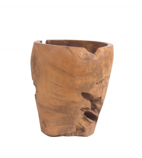 Jarrón De Teca Decor - Il Giardino Di Legno