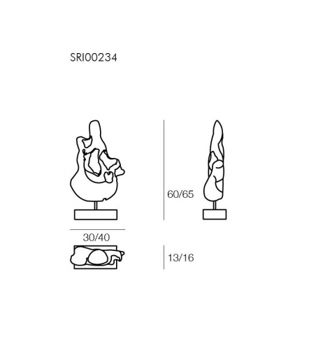 Decor Teak Sculpture - Il Giardino Di Legno
