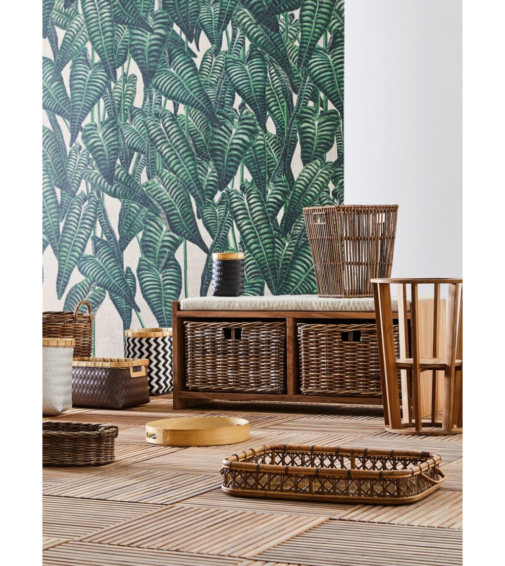 Decor White Woven Basket - Il...