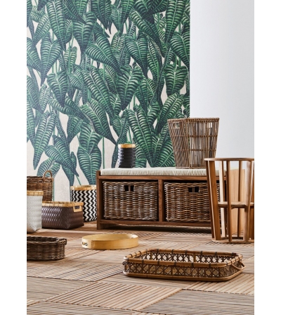 Cesta Tejida Con Asas Decor - Il Giardino Di Legno 2