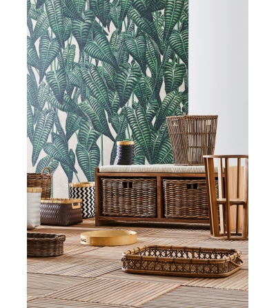 Plateau Rond Tissée Decor - Il Giardino Di Legno 2