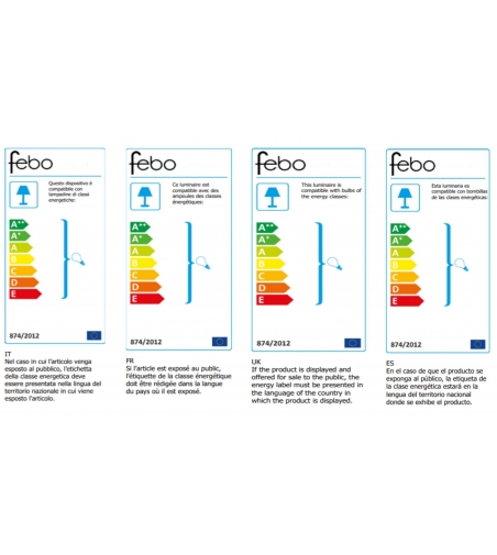 Lampada Da Parete Pandora A23 - Febo Irilux