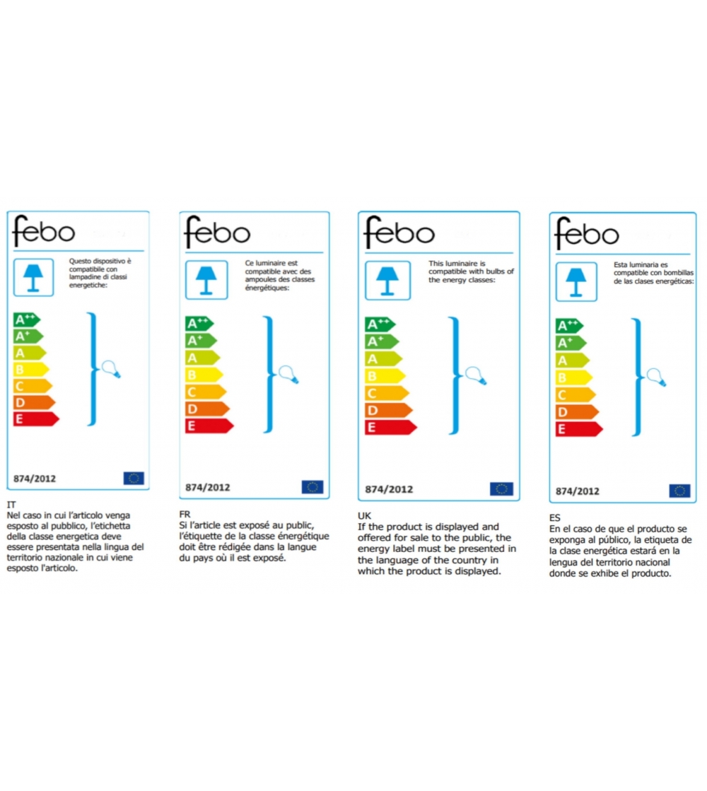 Wall Lamp Fonso A25 - Febo Irilux