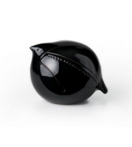 Aldo Londi Art. ZZ2JW Black Birdie Figure Bitossi ceramiche