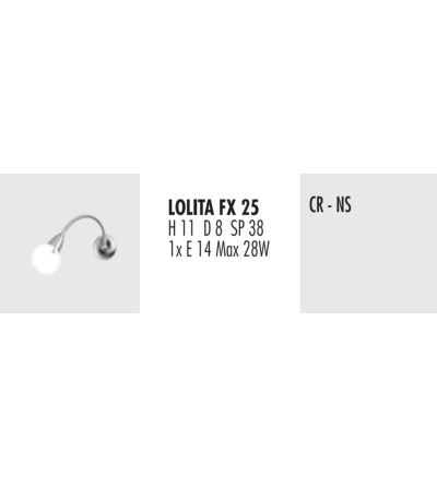 Wall Spotlight Lolita FX25 - Febo Irilux 2