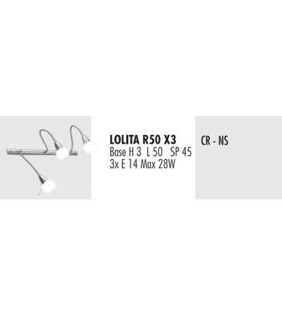 Lámpara De Pared Lolita R50X3 - Febo Irilux 2
