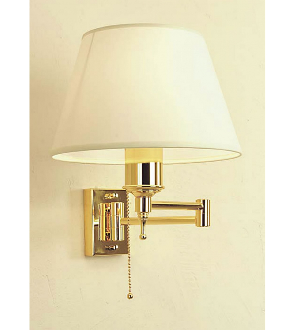 Wall Lamp In Brass Bridge F63 / JI25 - Febo Irilux