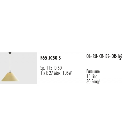 Suspension Lamp Bridge F65 / JC50S - Febo Irilux 2