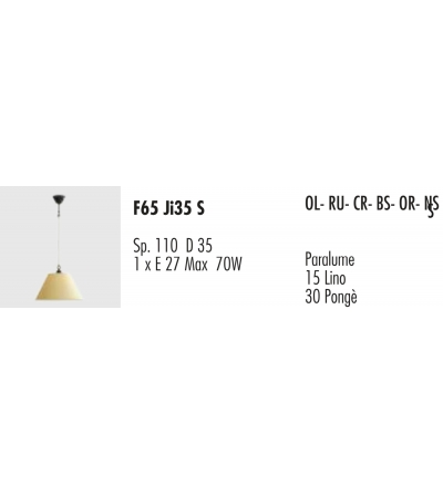Lampada a Sospensione Bridge F65/JI35S - Febo Irilux 2