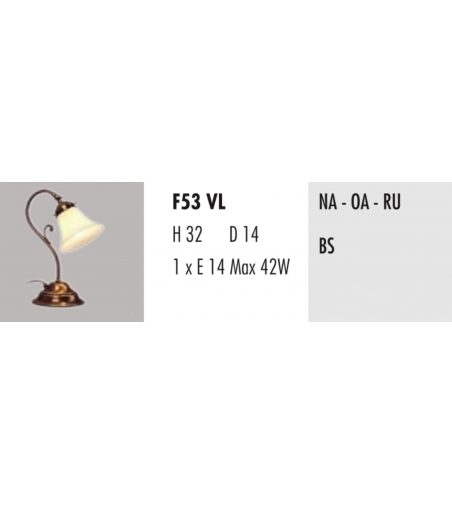 Tischlampe Tulip Smerli F53 / VS - Febo Irilux