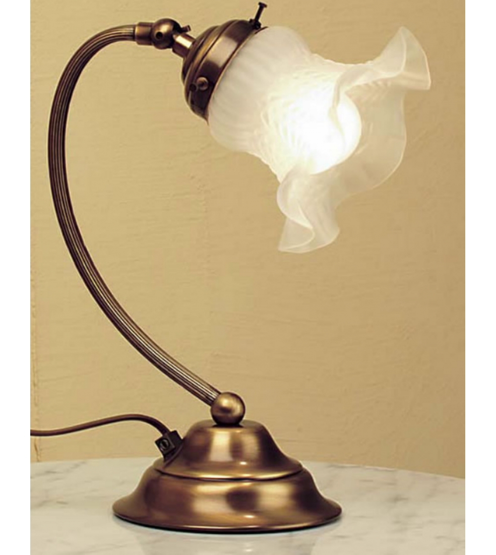 Lampe de table vintage grande or - Botanica