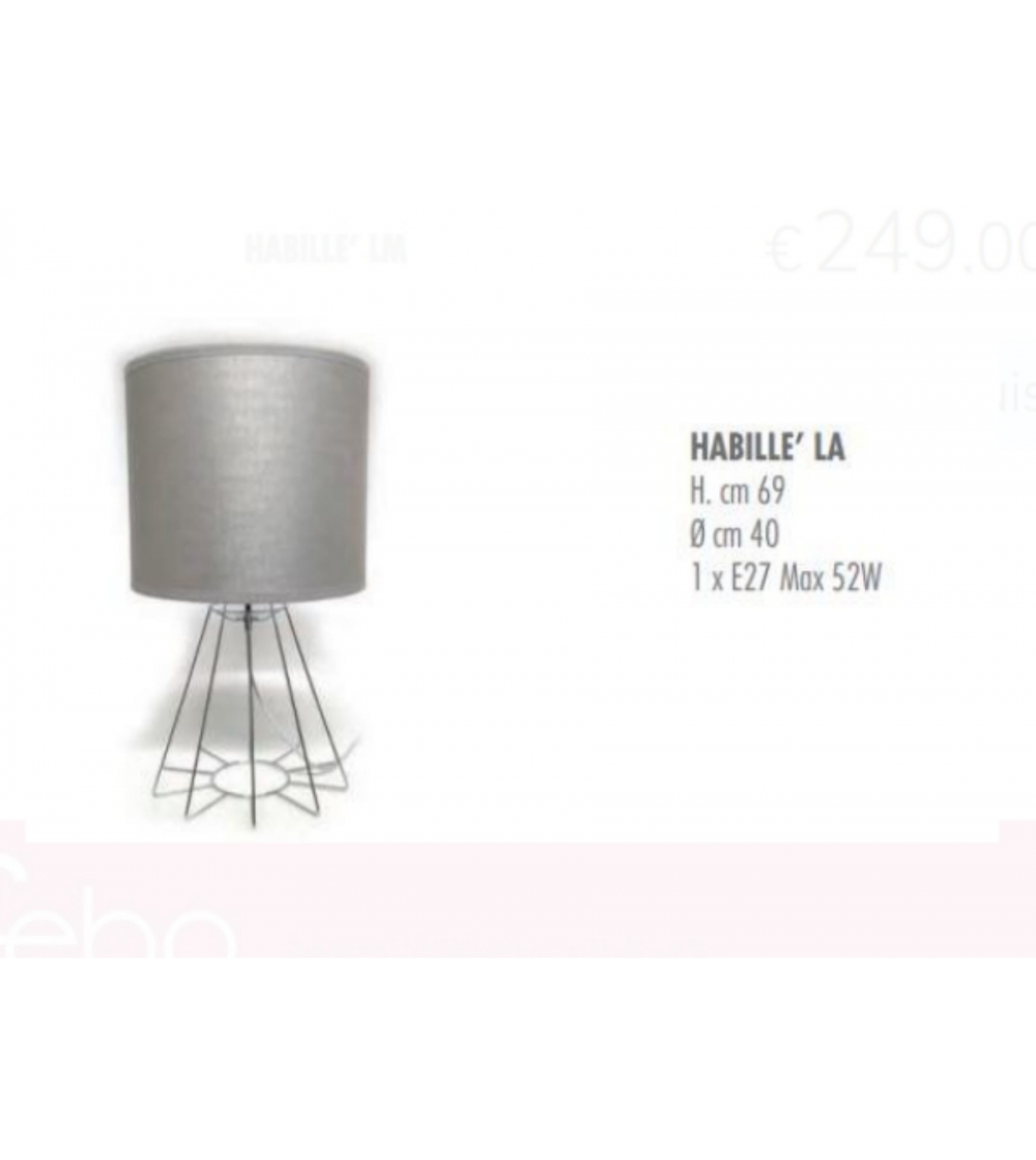 Lampe De Table Habillè LA - Febo Irilux