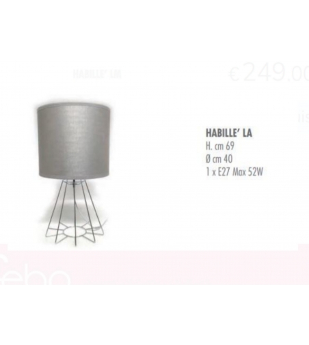 Lámpara De Mesa Habillè LA - Febo Irilux