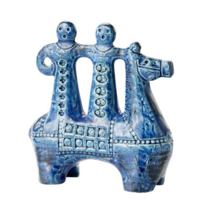 Figure Chevalier Aldo Londi Bitossi Ceramiche