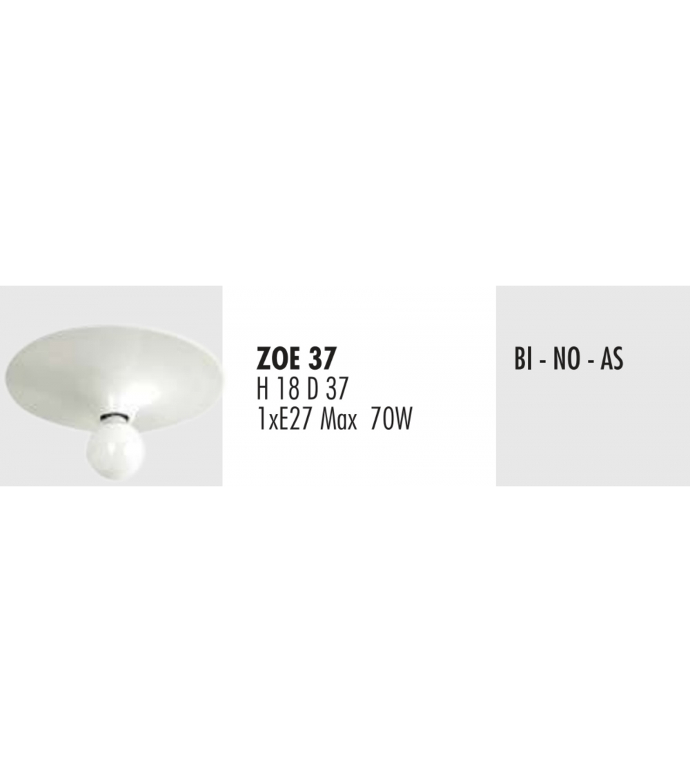 Lampada da Soffitto Metal Zoe 37 -...