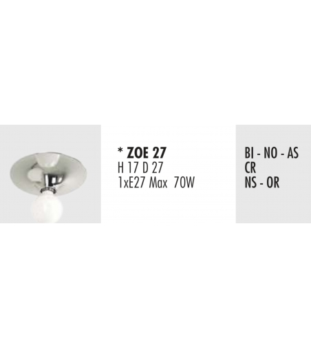 Plafonnier Metal Zoe 27 - Febo Irilux