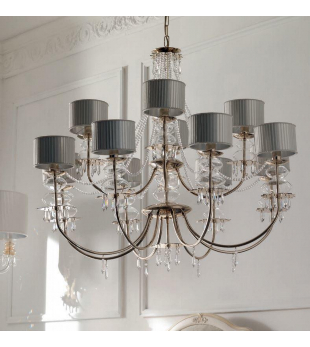 Chandelier 12 Lights Bolle Di Sapone 45812/P - Febo Irilux