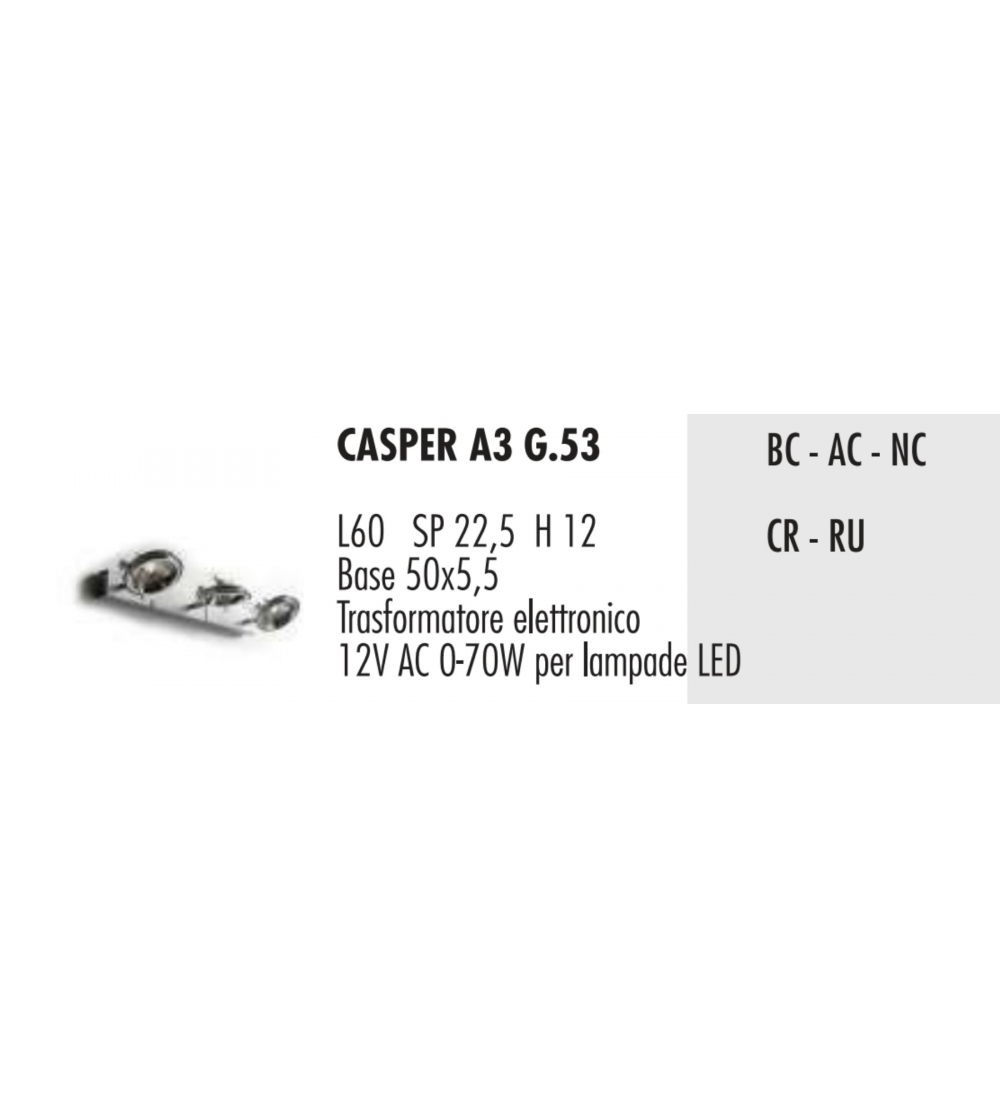 Spot Projecteur Casper 3F - Febo Irilux