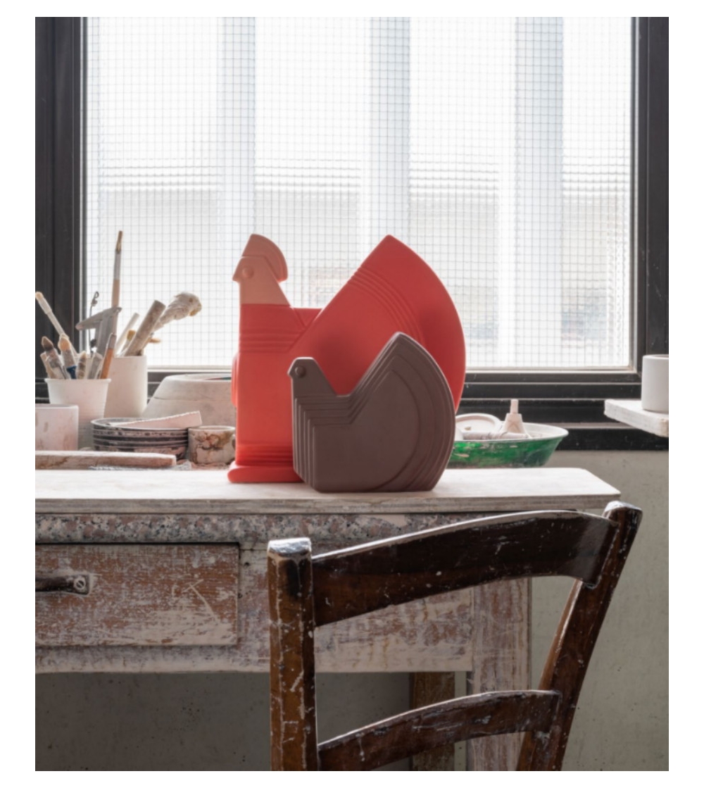 Sculpture Coq Rouge - Nuove Forme...