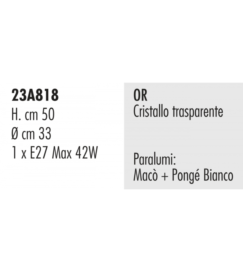 Lámpara De Mesa Class 23A818 - Febo...